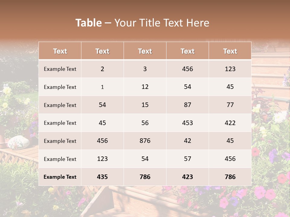 Relaxing Inviting Furniture PowerPoint Template