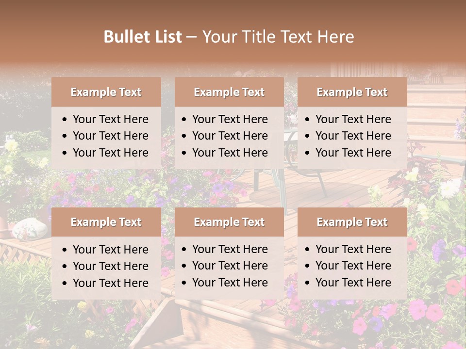 Relaxing Inviting Furniture PowerPoint Template