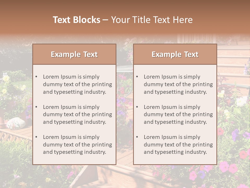 Relaxing Inviting Furniture PowerPoint Template