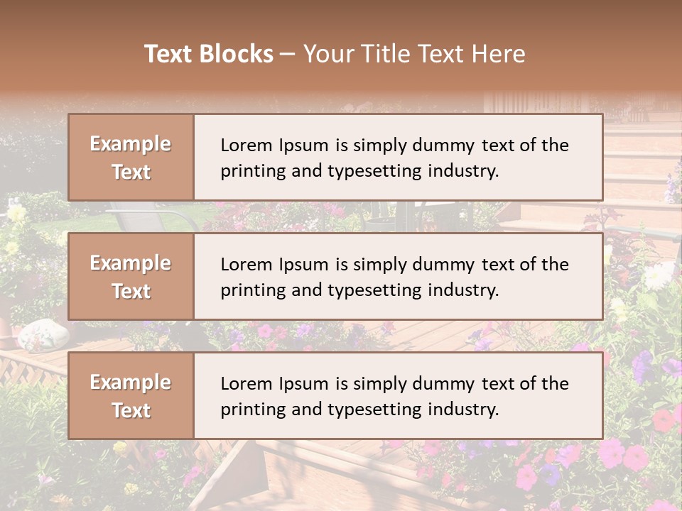 Relaxing Inviting Furniture PowerPoint Template