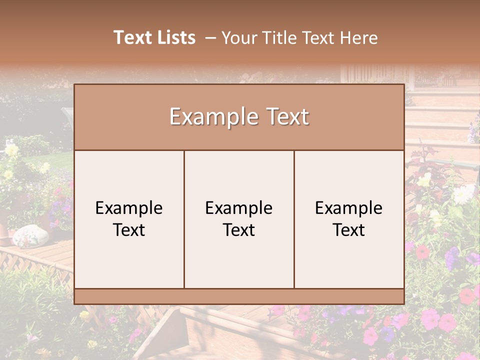 Relaxing Inviting Furniture PowerPoint Template
