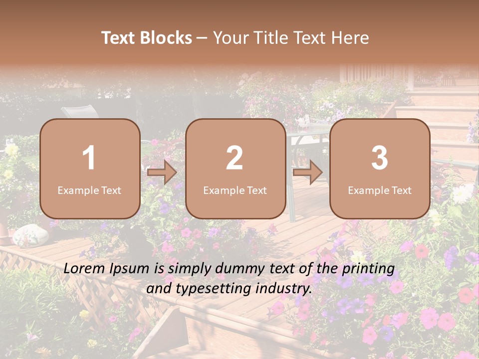 Relaxing Inviting Furniture PowerPoint Template