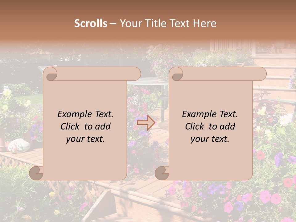 Relaxing Inviting Furniture PowerPoint Template