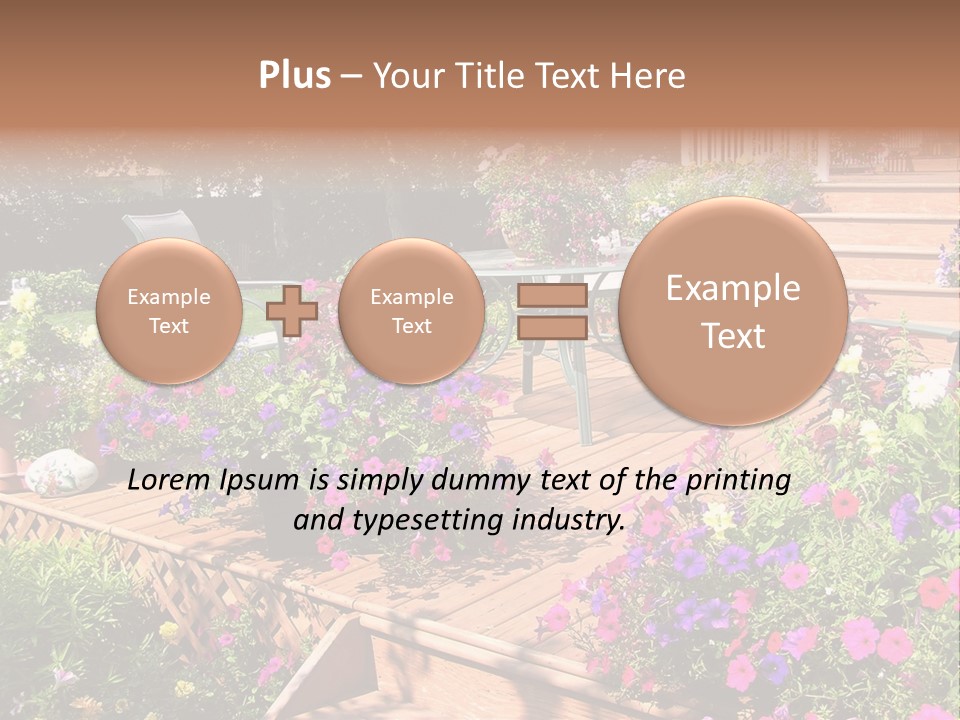 Relaxing Inviting Furniture PowerPoint Template