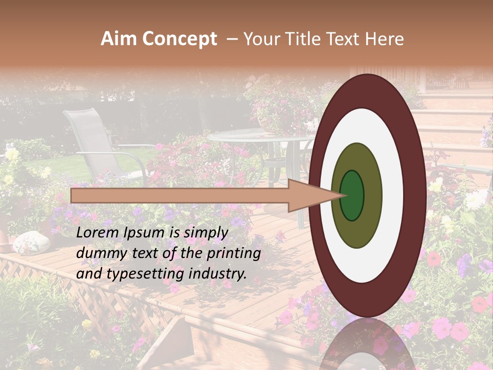 Relaxing Inviting Furniture PowerPoint Template