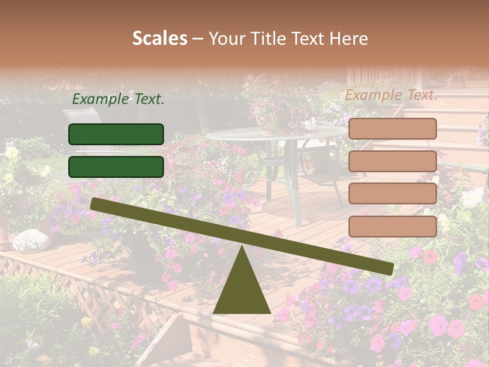 Relaxing Inviting Furniture PowerPoint Template