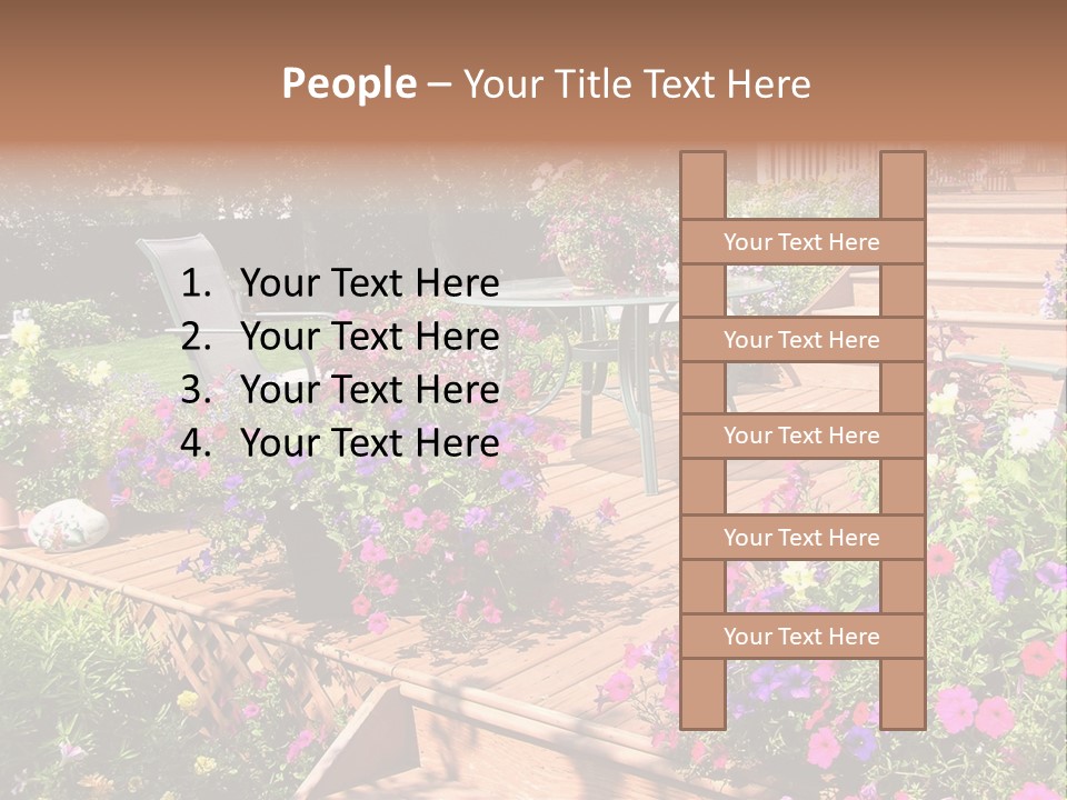 Relaxing Inviting Furniture PowerPoint Template
