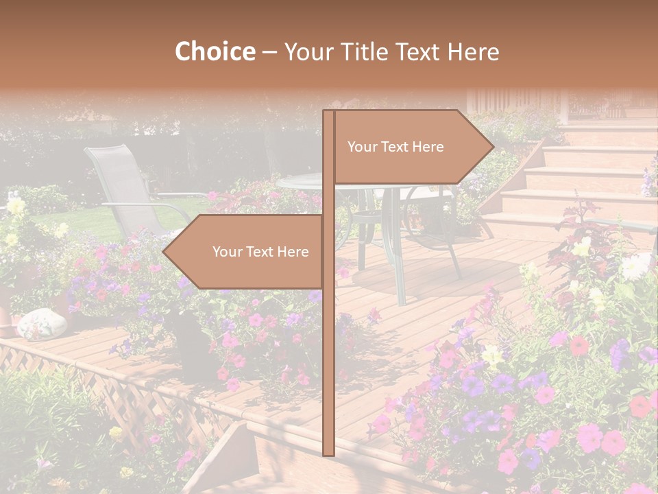 Relaxing Inviting Furniture PowerPoint Template