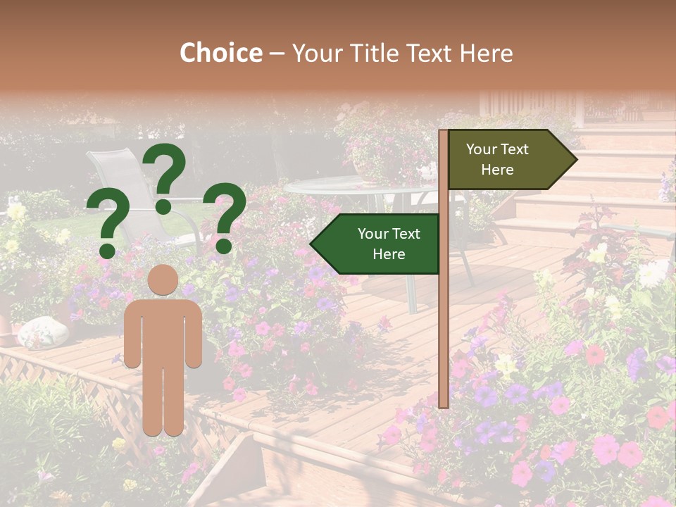 Relaxing Inviting Furniture PowerPoint Template