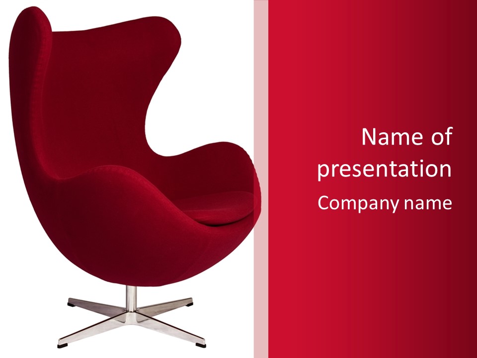 Sitting Design Furniture PowerPoint Template