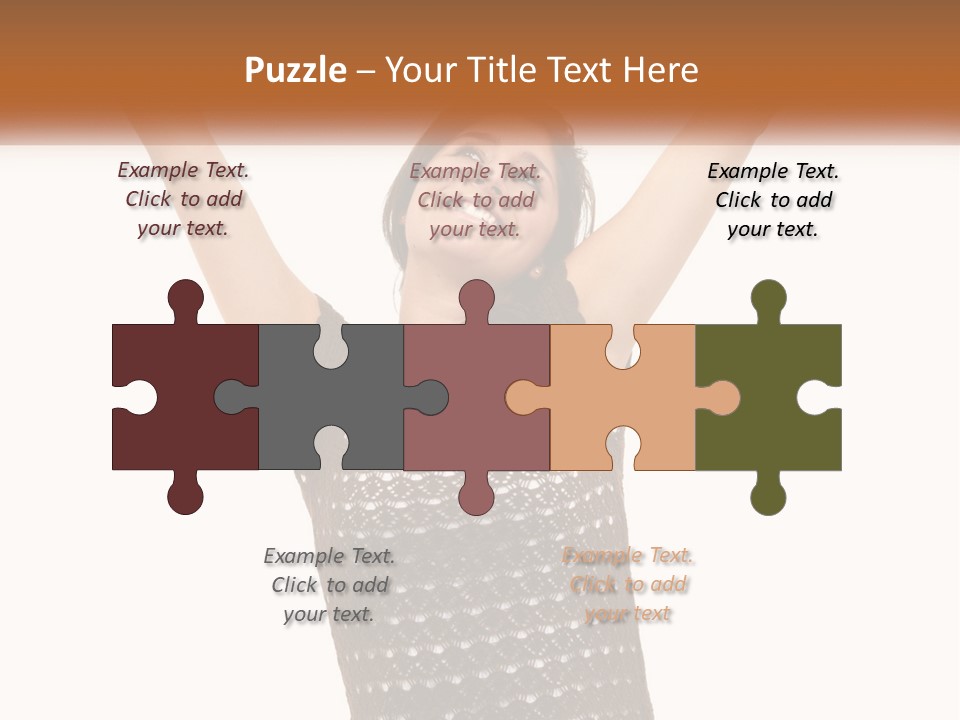 Success Happy Young PowerPoint Template