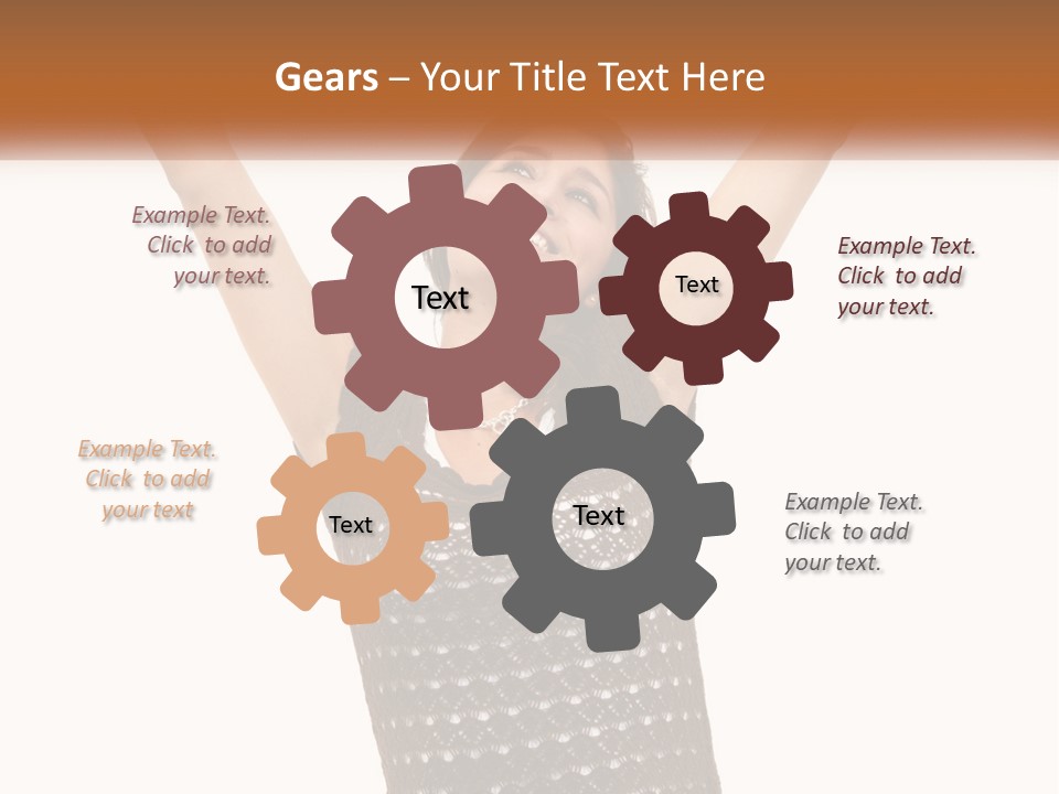 Success Happy Young PowerPoint Template