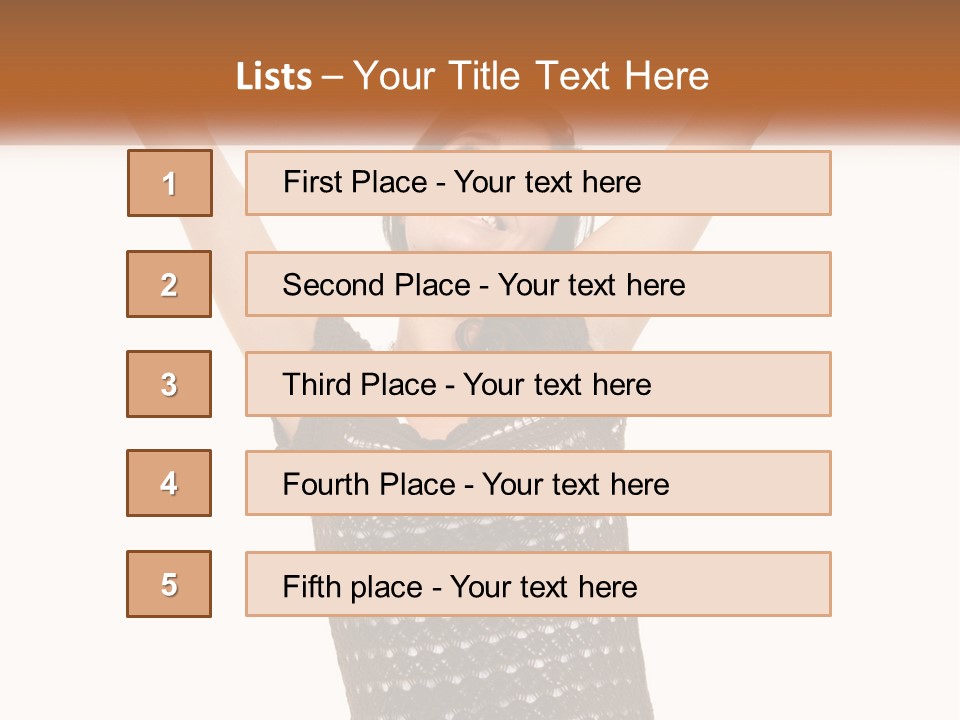 Success Happy Young PowerPoint Template