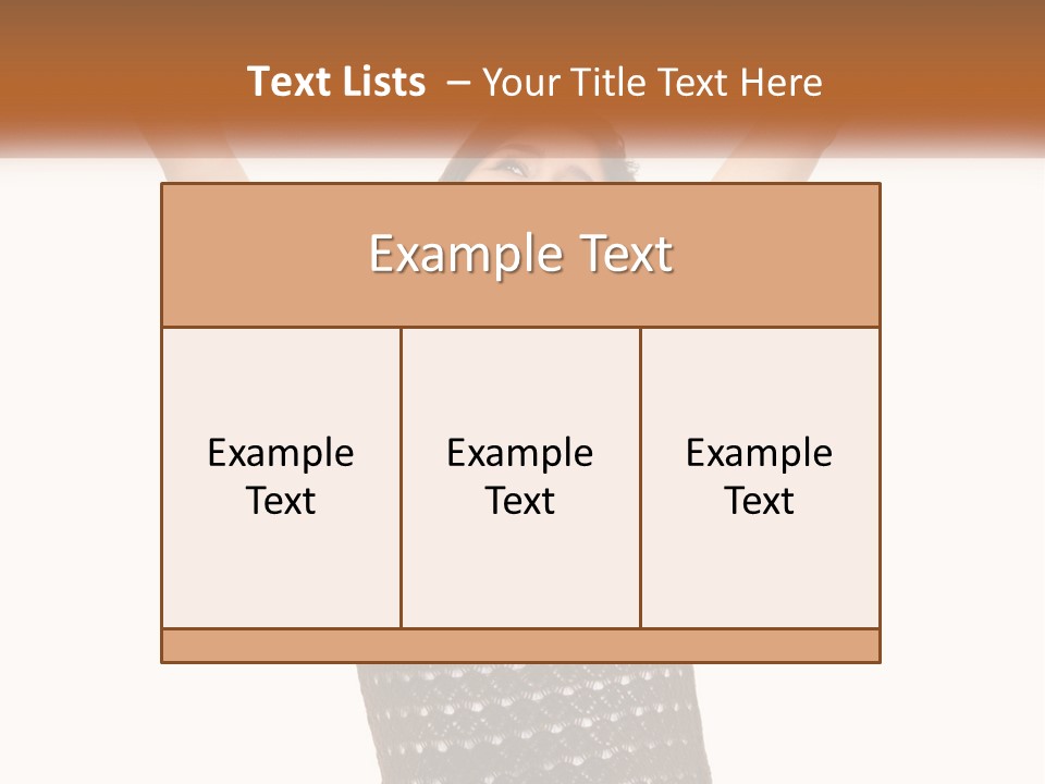 Success Happy Young PowerPoint Template