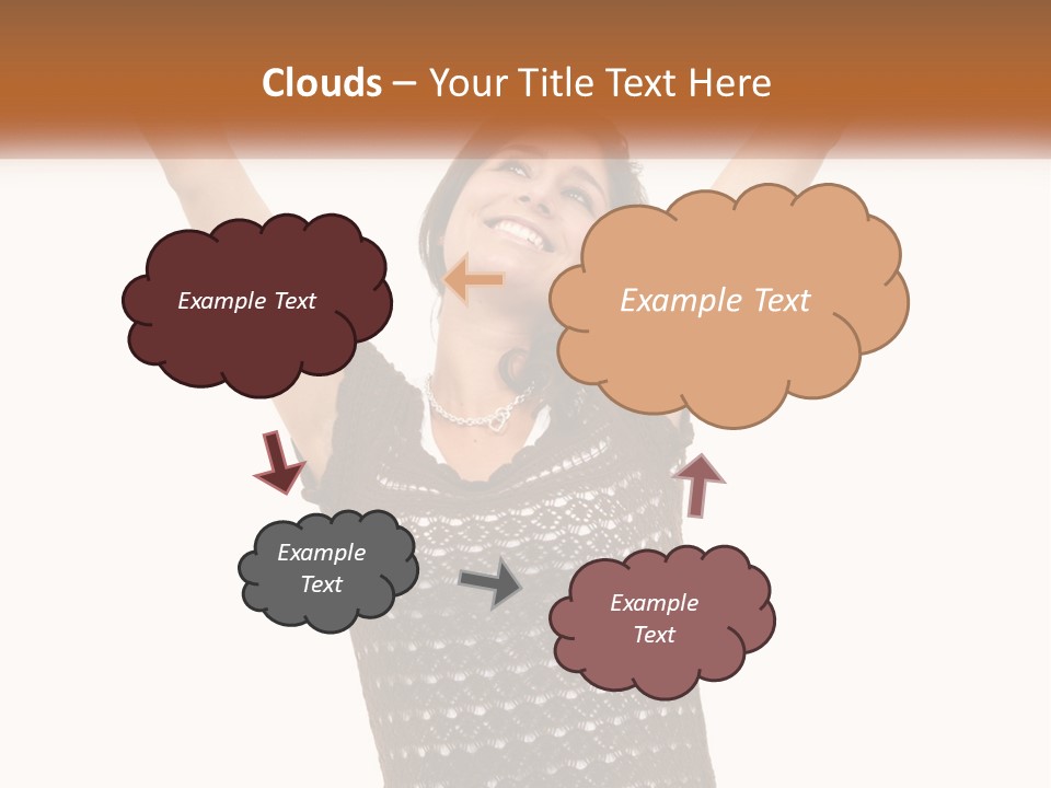 Success Happy Young PowerPoint Template