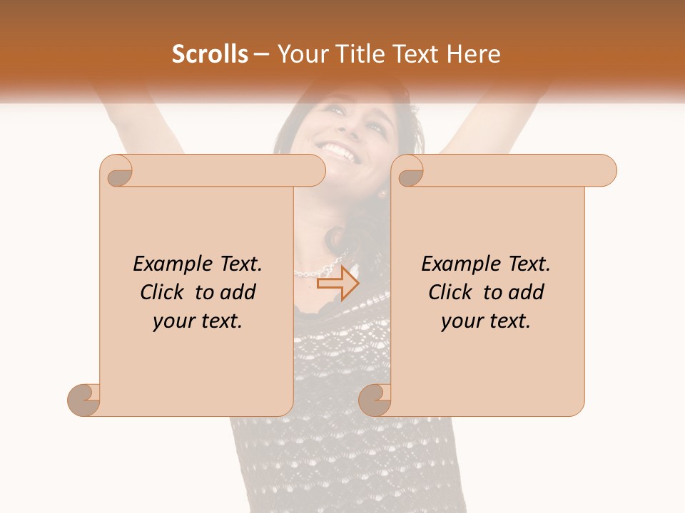 Success Happy Young PowerPoint Template