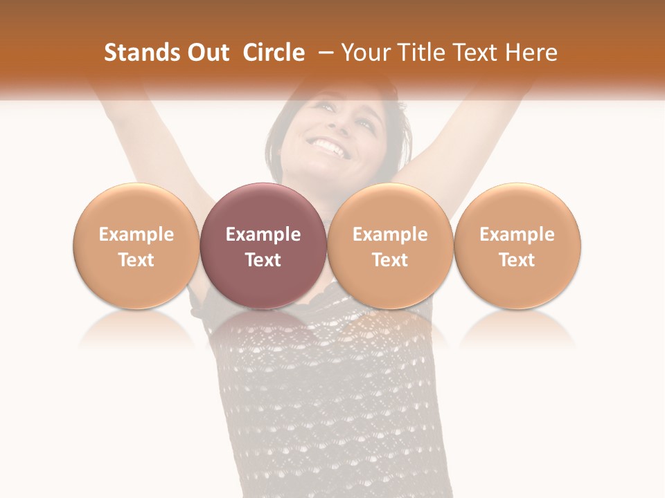 Success Happy Young PowerPoint Template