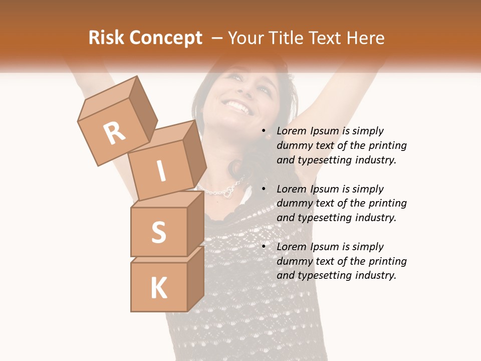 Success Happy Young PowerPoint Template