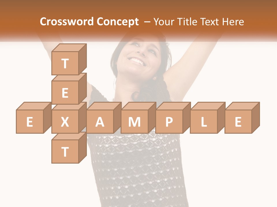 Success Happy Young PowerPoint Template