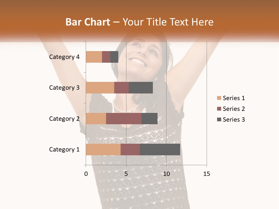 Success Happy Young PowerPoint Template