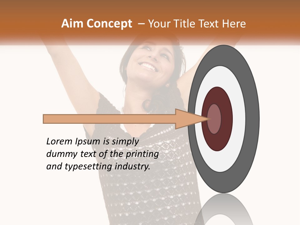 Success Happy Young PowerPoint Template