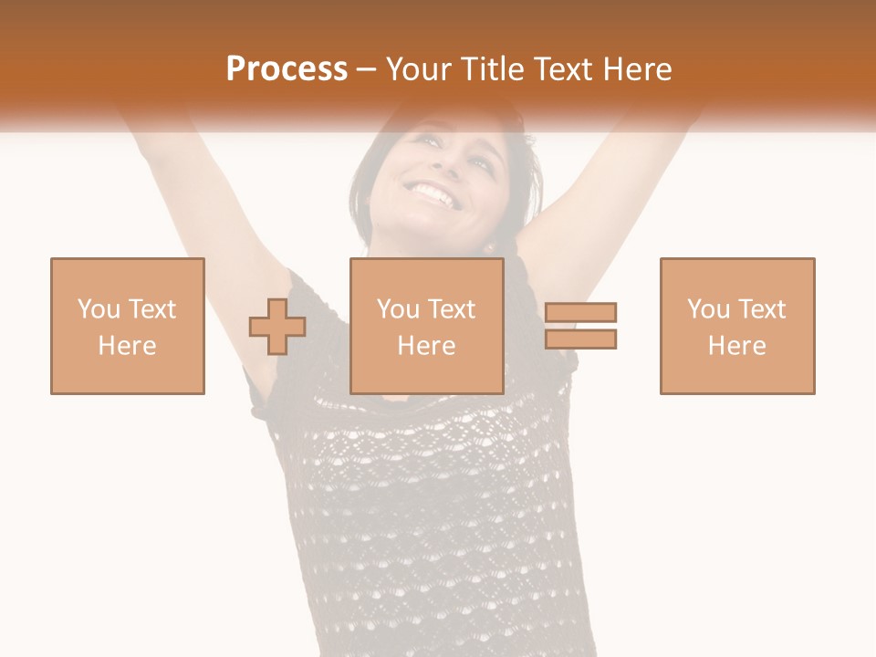 Success Happy Young PowerPoint Template