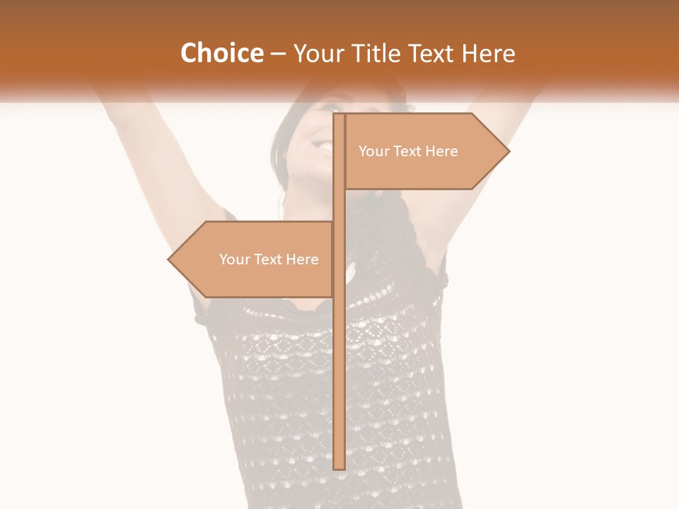 Success Happy Young PowerPoint Template