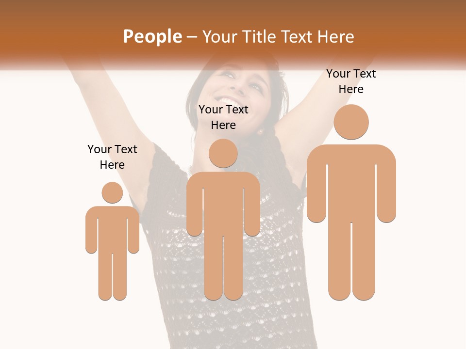 Success Happy Young PowerPoint Template