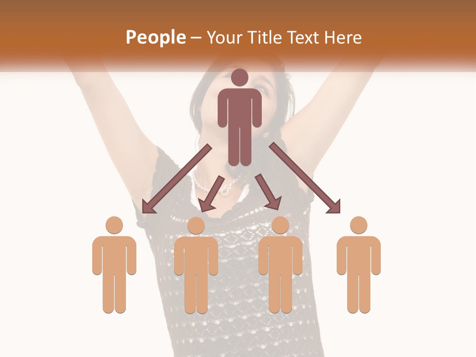 Success Happy Young PowerPoint Template