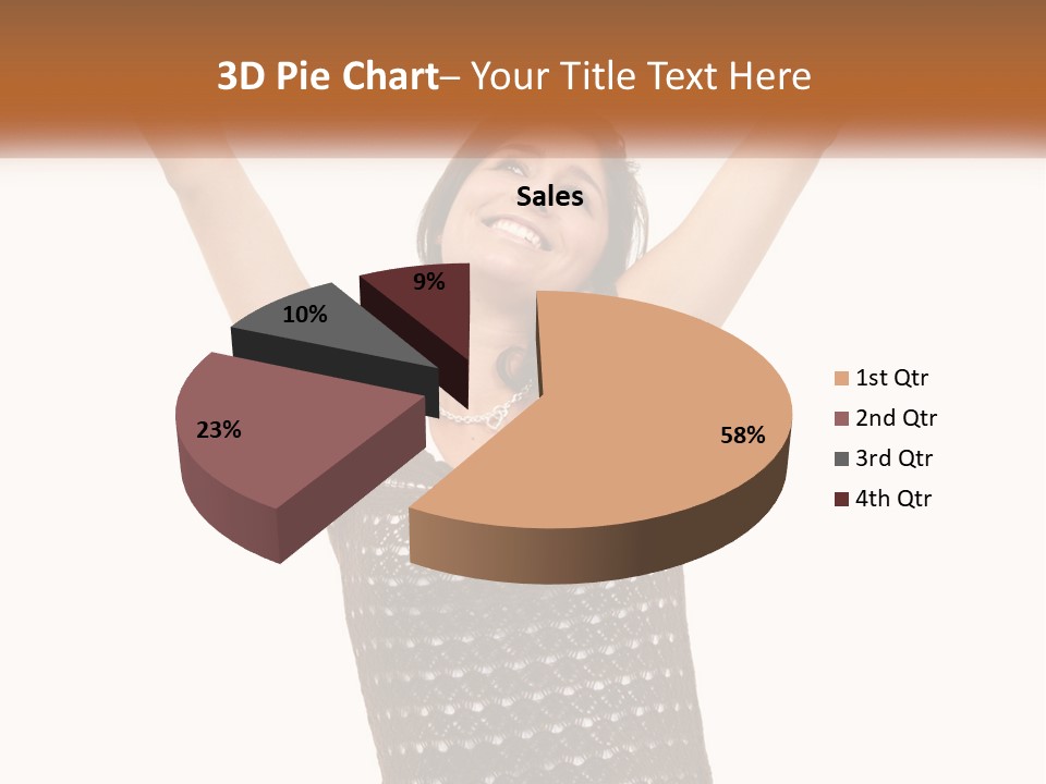 Success Happy Young PowerPoint Template