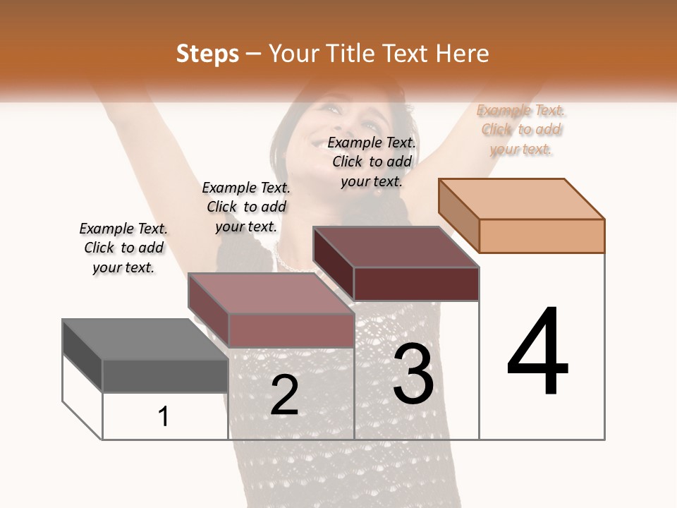 Success Happy Young PowerPoint Template