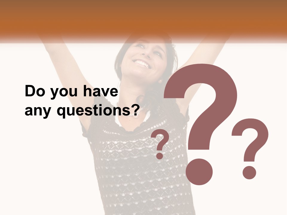 Success Happy Young PowerPoint Template