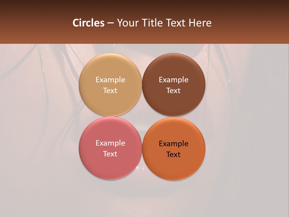 Fashion Face Desire PowerPoint Template