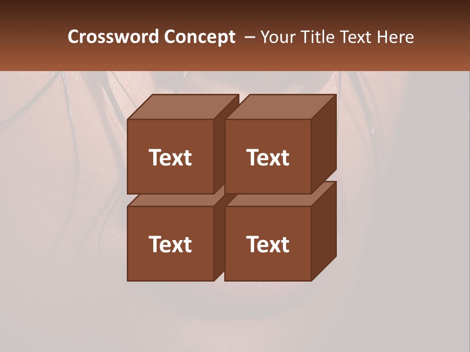 Fashion Face Desire PowerPoint Template