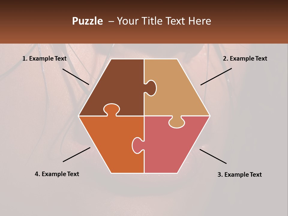 Fashion Face Desire PowerPoint Template