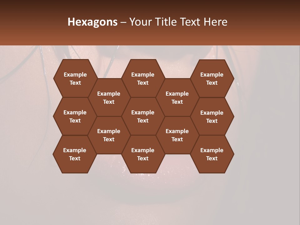 Fashion Face Desire PowerPoint Template