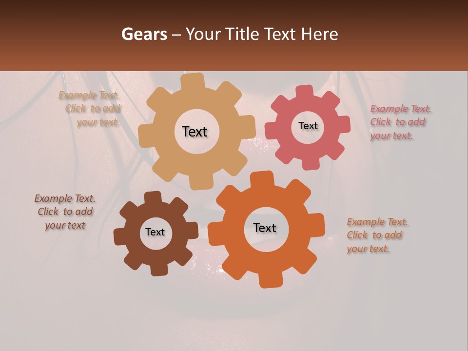 Fashion Face Desire PowerPoint Template