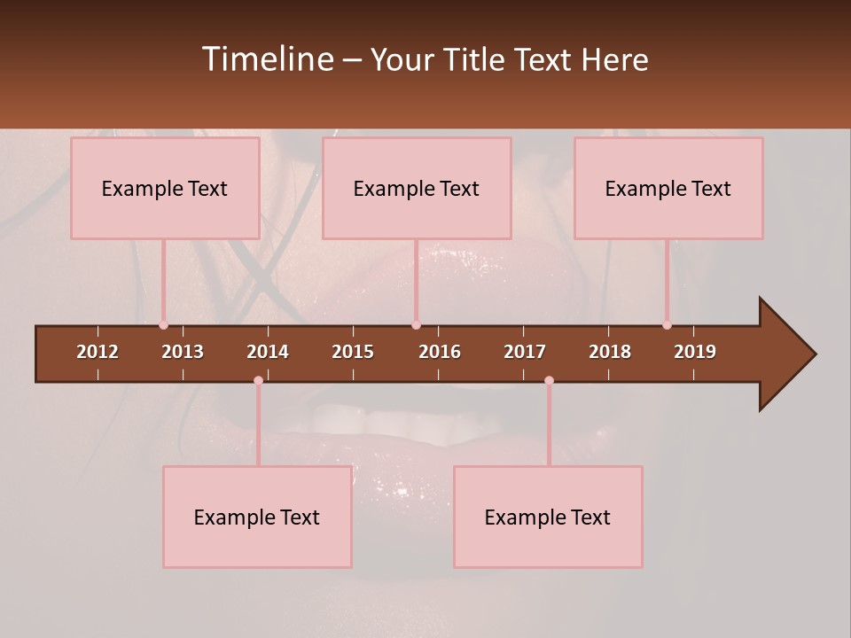 Fashion Face Desire PowerPoint Template