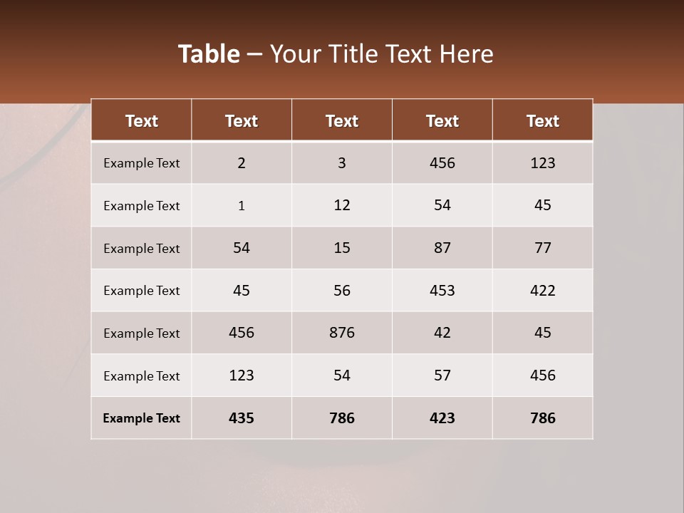 Fashion Face Desire PowerPoint Template