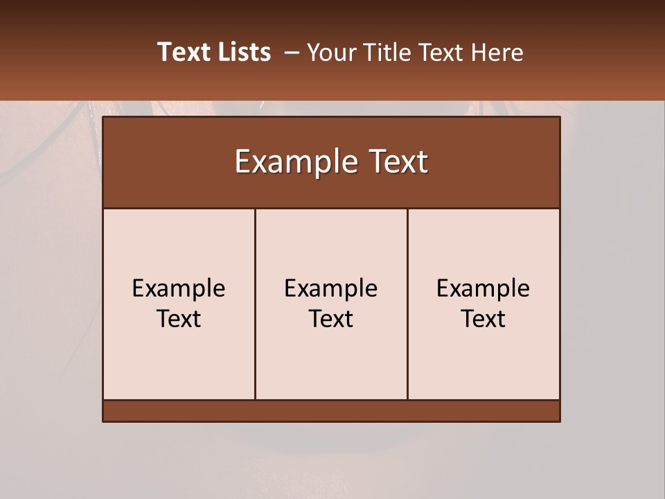 Fashion Face Desire PowerPoint Template