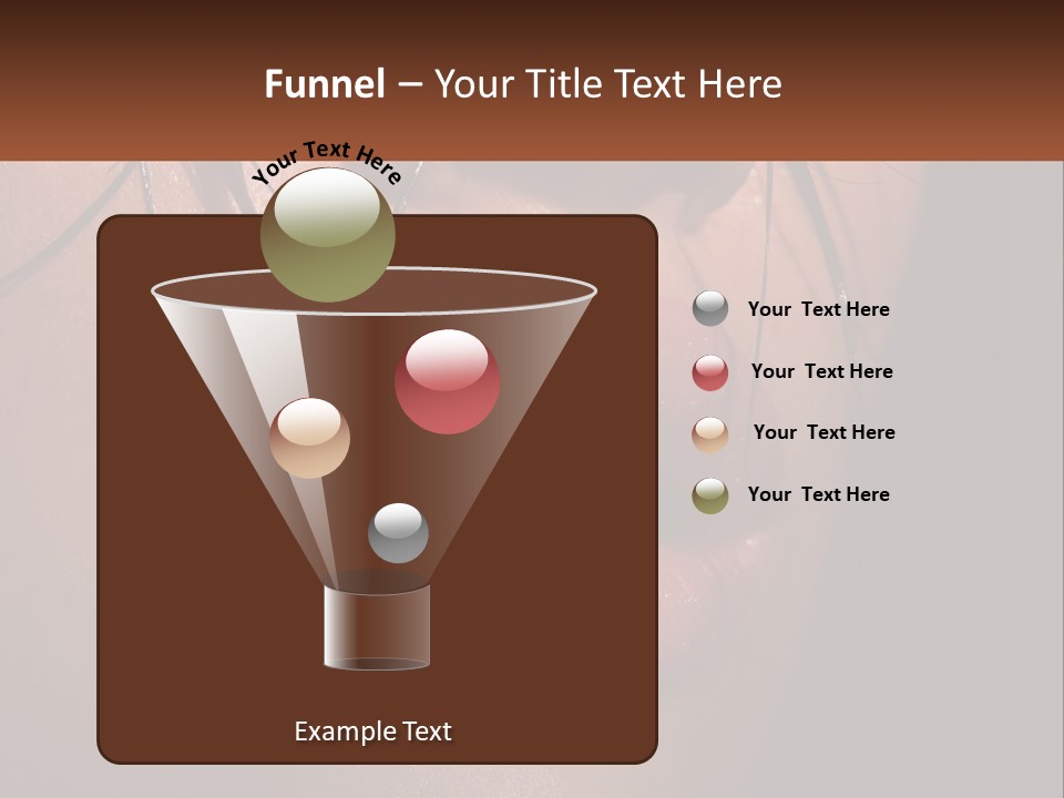 Fashion Face Desire PowerPoint Template