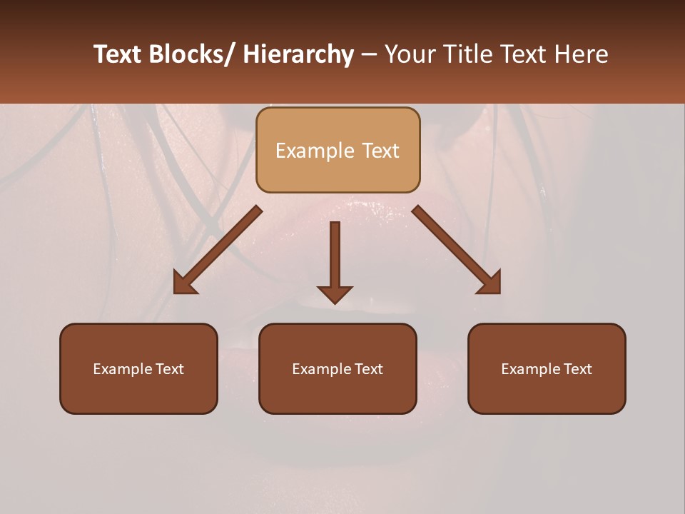Fashion Face Desire PowerPoint Template