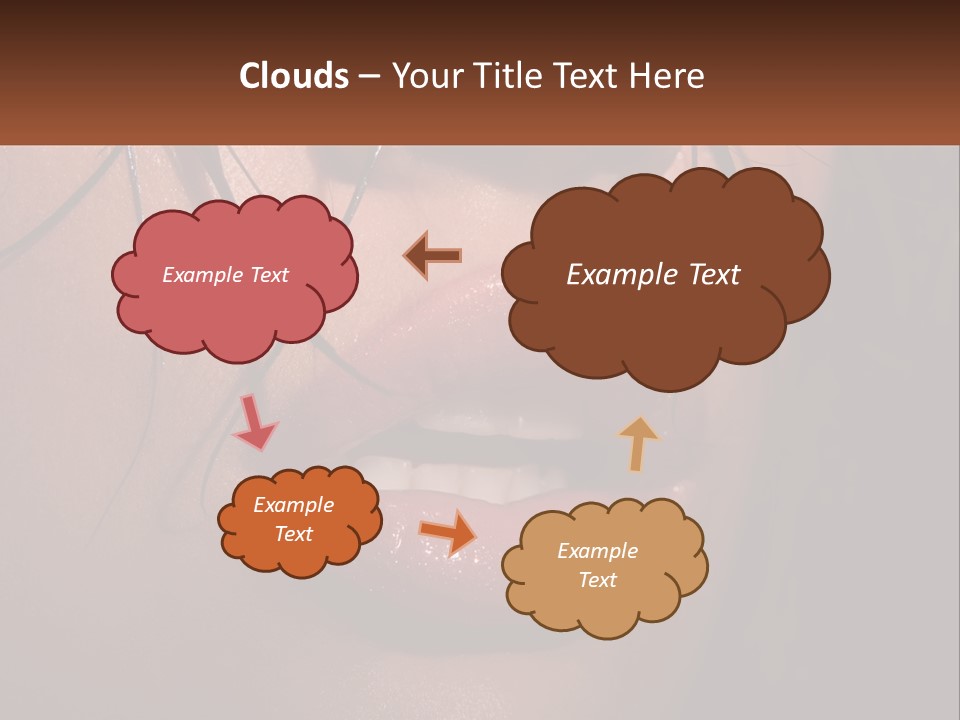 Fashion Face Desire PowerPoint Template