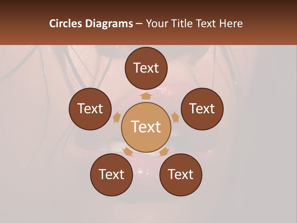 Fashion Face Desire PowerPoint Template