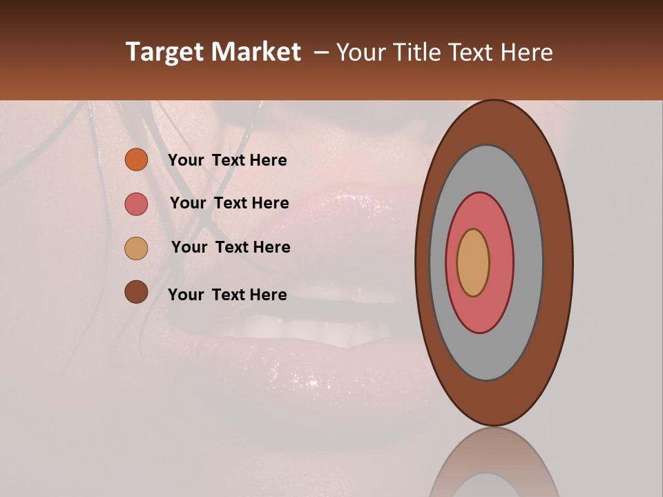 Fashion Face Desire PowerPoint Template