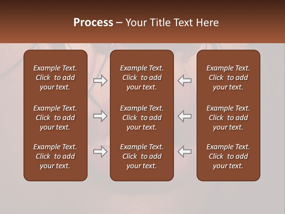 Fashion Face Desire PowerPoint Template