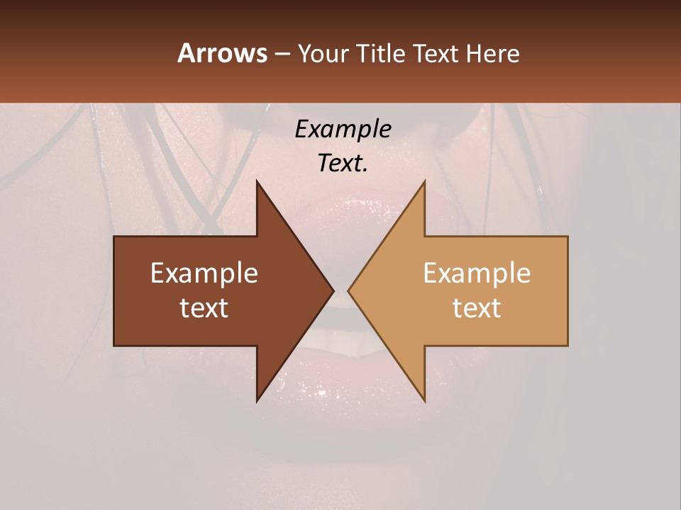 Fashion Face Desire PowerPoint Template