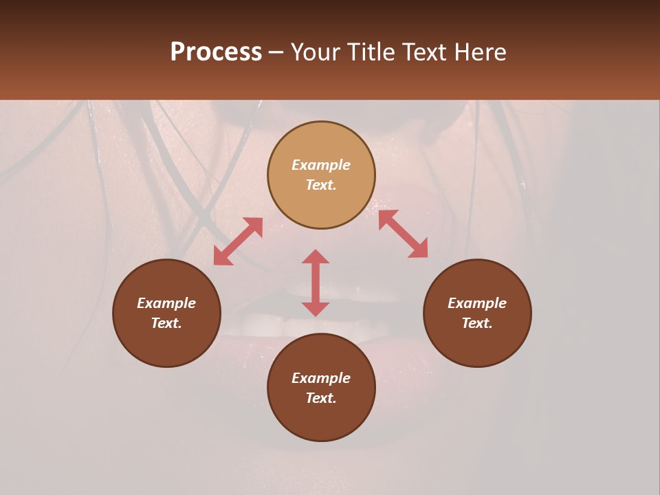 Fashion Face Desire PowerPoint Template