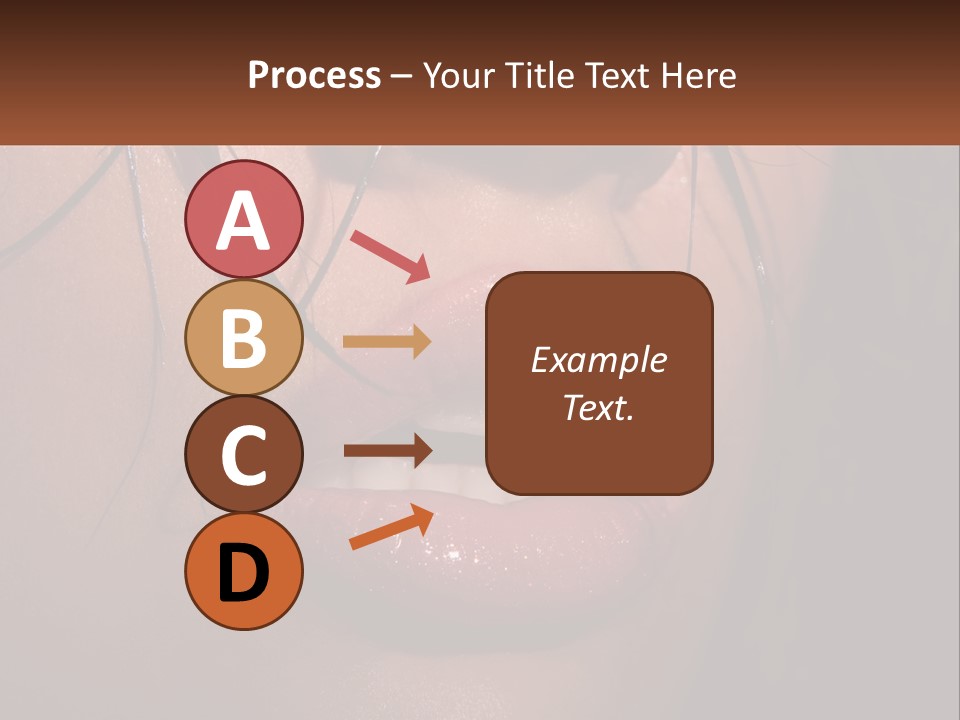 Fashion Face Desire PowerPoint Template