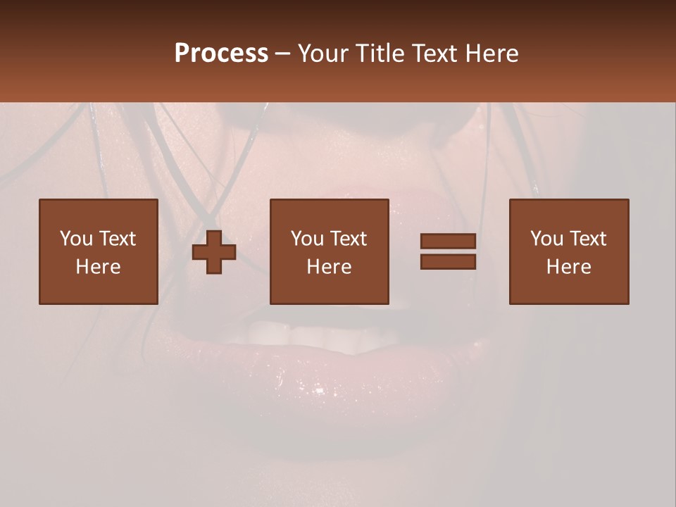 Fashion Face Desire PowerPoint Template